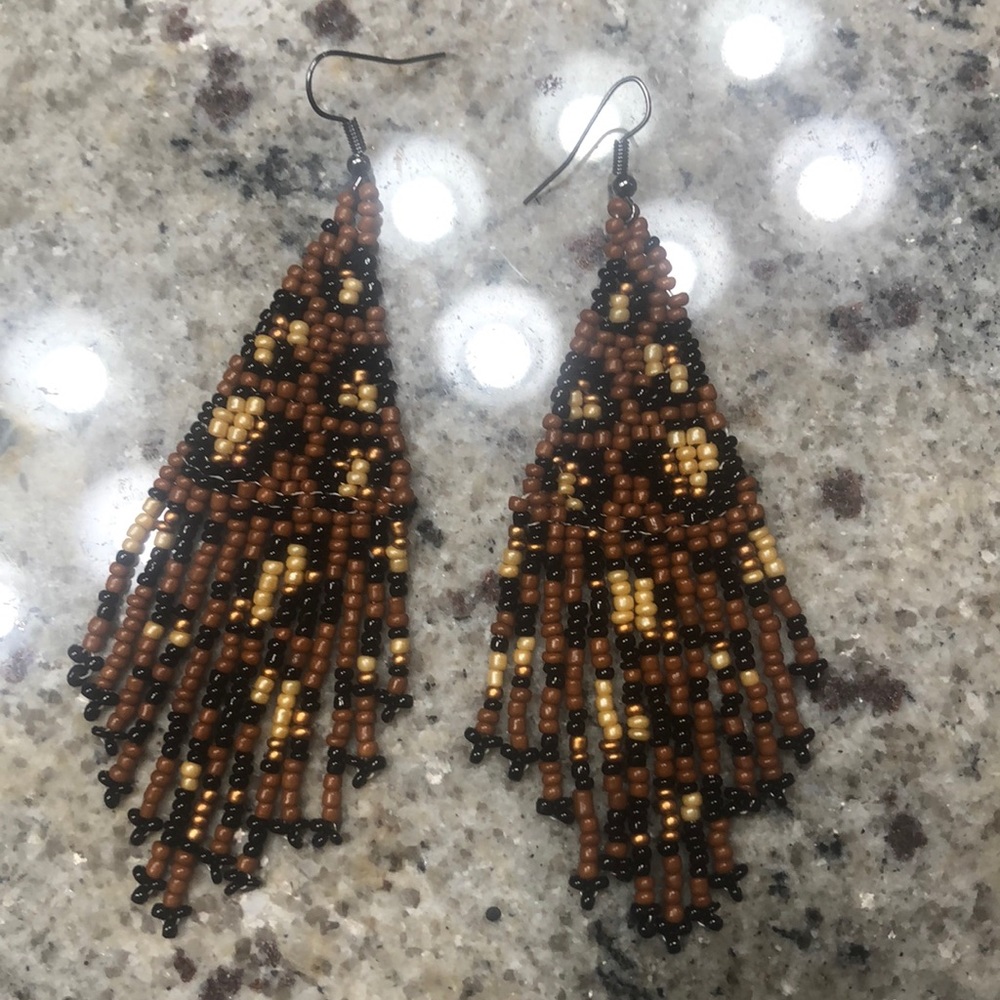 🐆 3/$30 Leopard Beaded Earrings